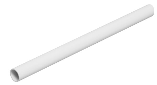 Avloppsrör falu 32 x 2m 1,8mm utan muff, vit